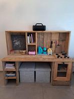 Steigerhouten kinderkeuken, Kinderen en Baby's, Ophalen, Zo goed als nieuw, Hout