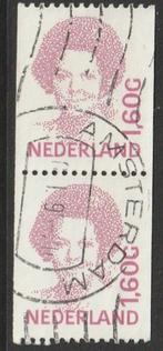 Nederland 1991 1497a Beatrix 1,60g-paar rol, Gest, Postzegels en Munten, Postzegels | Nederland, Ophalen of Verzenden, Na 1940