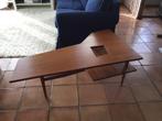 Te koop houten retro tafel, Huis en Inrichting, Overige vormen, 50 tot 100 cm, Minder dan 50 cm, 100 tot 150 cm