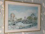 Schilderij Oude Haven Rotterdam, Antiek en Kunst, Ophalen of Verzenden