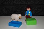 10 - PLaymobil 123 Boer met schaap, Ophalen of Verzenden, Gebruikt