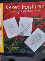 Kerst borduren op kaarten, Hobby en Vrije tijd, Borduren en Borduurmachines, Verzenden, Zo goed als nieuw, Overige typen