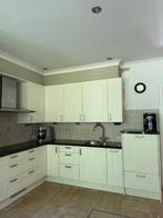 Hoekkeuken, Huis en Inrichting, Keuken | Complete keukens, Gebruikt, Hoekkeuken, Graniet of Steen, Ophalen of Verzenden