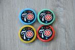 4 BUTTONS EFTELING 70 Jaar alle vier de kleuren, Ophalen of Verzenden, Nieuw, Button of Speldje