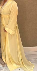 Botergele organza takshita, Kleding | Dames, Jurken, Ophalen of Verzenden, Zo goed als nieuw, Onder de knie