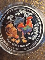 Year of the rooster one dollar., Postzegels en Munten, Ophalen of Verzenden