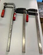Lijmklemmen, lijmtangen 3 stuks, Doe-het-zelf en Verbouw, Gereedschap | Handgereedschap, Ophalen of Verzenden, Gebruikt