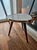 Vintage retro formica bijzettafeltje / plantentafeltje, Huis en Inrichting, Tafels | Bijzettafels, Ophalen, Minder dan 45 cm, Minder dan 55 cm
