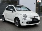 Fiat 500 0.9 TwinAir Turbo Sport | Super leuk exemplaar!, Gebruikt, Cabriolet, Leder en Stof, Bedrijf