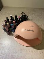 Pink gellac lamp + gellak, Sieraden, Tassen en Uiterlijk, Uiterlijk | Cosmetica en Make-up, Overige kleuren, Ophalen of Verzenden