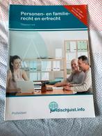 Personen- en familierecht en erfrecht - Theorieboek, Ophalen of Verzenden, Gamma, Zo goed als nieuw, HBO