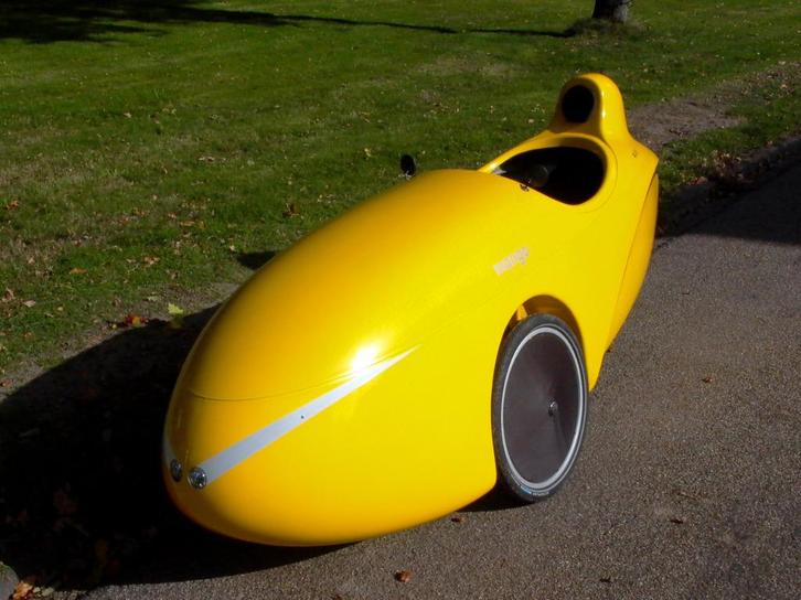 Sinner Mango Velomobiel, Fietsen en Brommers, Fietsen | Ligfietsen, Gebruikt, Sinner, Bovenstuur, Ophalen