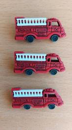 3 gave knopen: brandweerauto, Ophalen of Verzenden, Nieuw, Knoop of Knopen