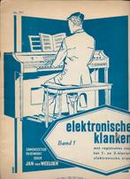 Bo676 bladmuziek elektronische klanken band 1, Ophalen of Verzenden, Gebruikt, Artiest of Componist, Klassiek