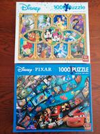 2x Disney Puzzels - 1000 Stukjes, Hobby en Vrije tijd, Denksport en Puzzels, Ophalen of Verzenden, 500 t/m 1500 stukjes, Zo goed als nieuw