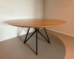 Studio Henk Ronde Eiken Eettafel 140cm butterfly, Huis en Inrichting, Ophalen, Design, Zo goed als nieuw, Vijf personen of meer