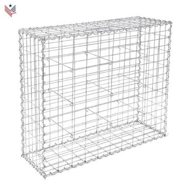 Schanskorf Metalen Stenen Mand 100x80x30 cm beschikbaar voor biedingen