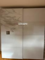 Witte pax kast met schuifdeuren, Huis en Inrichting, Kasten | Kledingkasten, Ophalen, Gebruikt, 50 tot 75 cm, 200 cm of meer