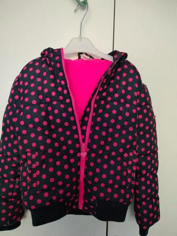Dikke winterjas blauw roze beschikbaar voor biedingen