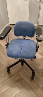 Trippelstoel met artrodesezitting te koop in Weert, Ophalen of Verzenden, Ergonomisch, Gebruikt, Blauw
