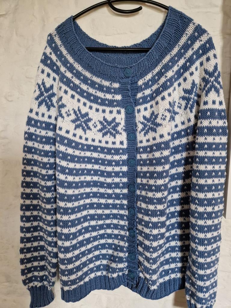 Noors wollen vest - Maat XL - Heerlijk warm!, Verzenden, Zo goed als nieuw, Blauw