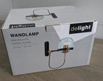 Wandlamp gerookt glas. Nieuw in doos, Huis en Inrichting, Lampen | Wandlampen, Ophalen, Nieuw, Glas