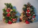 Vintage kerstboompjes wanddecoratie, Diversen, Ophalen of Verzenden, Gebruikt