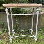 Brocante look tafeltje - bijzettafeltje - Clayre & Eef, Ophalen, Gebruikt, Nvt, Nvt