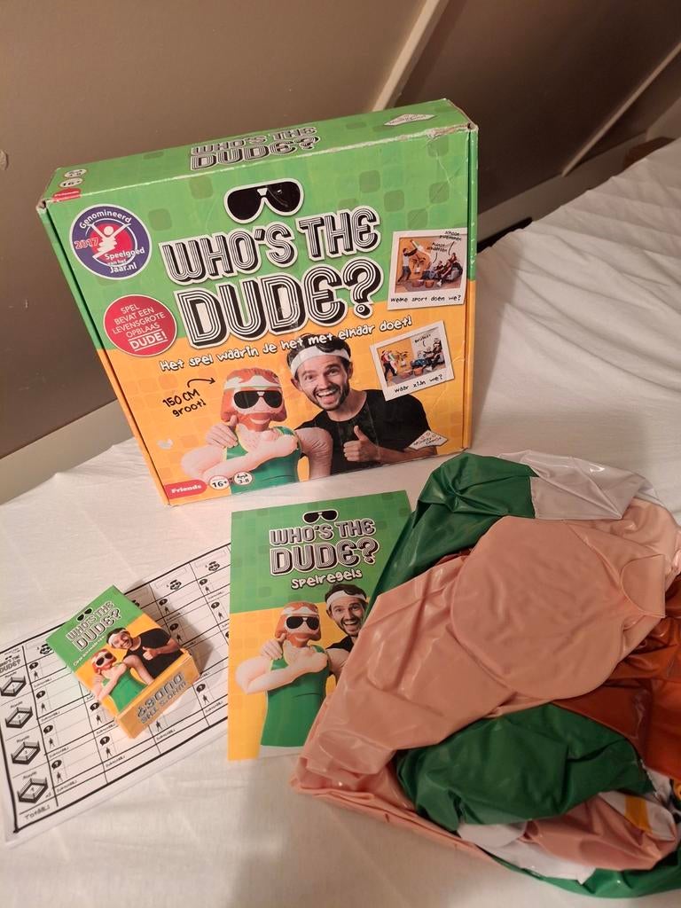 Who's the dude party spel, Hobby en Vrije tijd, Gezelschapsspellen | Bordspellen, Ophalen of Verzenden
