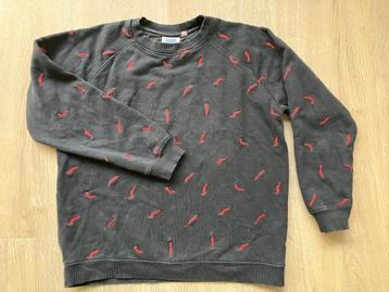 People's Avenue Sweater | vegan | zwart, rode peper | 164 beschikbaar voor biedingen