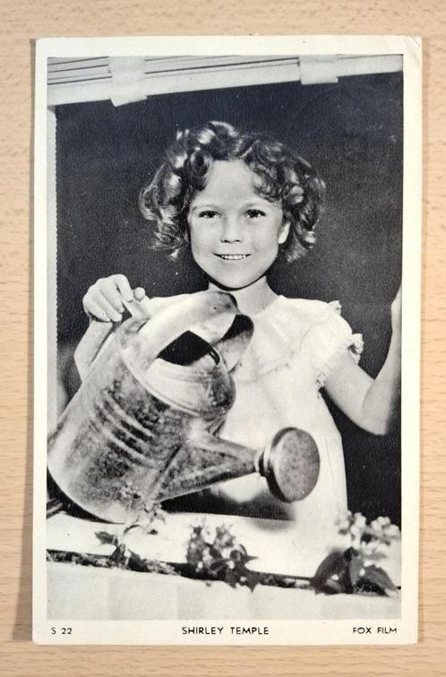Ansichtkaart Shirley Temple uit 1938, Verzamelen, Ansichtkaarten | Themakaarten, Gelopen, 1920 tot 1940, Sterren en Beroemdheden