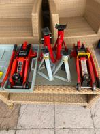 2x 2tons krik plus 4 as steunen, Auto diversen, Ophalen, Gebruikt, Hydraulisch, Garagekrik