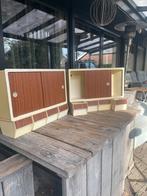 Vintage Badkamerkastjes - Set van 2 in Goede Staat, Antiek en Kunst, Antiek | Meubels | Kasten, Ophalen of Verzenden