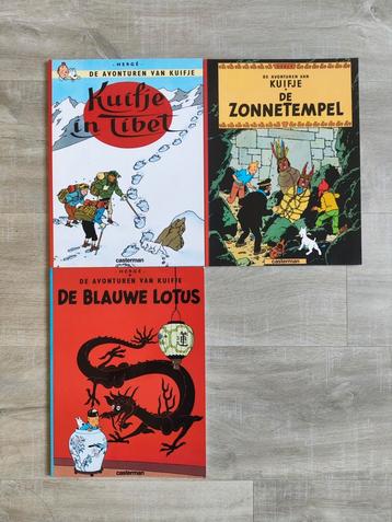 3 x Kuifje, zo goed als nieuw! beschikbaar voor biedingen