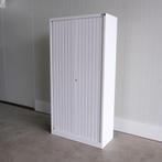 Roldeurkast - Wit, 100x43x198cm (BXDXH), Geen sleutel - RD90, Gebruikt, -, -, Meerdere deuren
