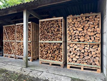 AFHAALACTIE Ovengedroogd haardhout Berken pallet 2 kuub  beschikbaar voor biedingen