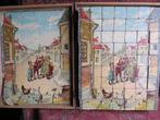 Grote antieke Franse blok puzzel, block puzzle uit 1875, Ophalen of Verzenden