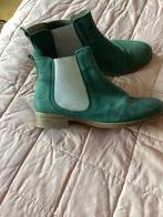 Groene laarsjes maat 38 zilver elastiek, Kleding | Dames, Schoenen, Lage of Enkellaarzen, Ophalen of Verzenden, Zo goed als nieuw