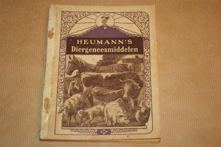 Heumann's Diergeneesmiddelen - Zeldzame uitgave 1930 !!, Boeken, Dieren en Huisdieren, Gelezen, Ophalen of Verzenden