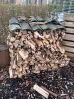 1 kuub strak gestapeld droog en gekloofd populieren hout., Tuin en Terras, Ophalen, Overige houtsoorten, Blokken