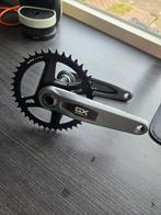 Sram gx eagle T-type crankset dub wide zo goed als nieuw, Crankstel of Pedalen, Nieuw, SRAM, Mountainbike