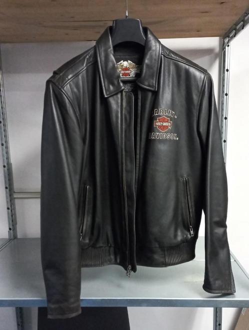 leren jas harley davidson, Motoren, Kleding | Motorkleding, Jas | leer, Dames, Heren, Tweedehands, Ophalen of Verzenden