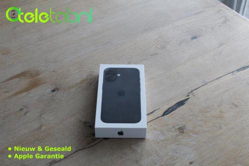 Apple iPhone 16 - 128GB - Zwart | Nieuw & Geseald | Garantie, Telecommunicatie, Mobiele telefoons | Apple iPhone, Nieuw, 128 GB