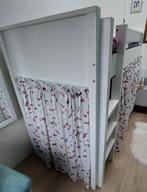 Witte hoogslaper Bopita Seppe 90 x 200, Kinderen en Baby's, Kinderkamer | Stapelbedden en Hoogslapers, Ophalen, Gebruikt, Hoogslaper