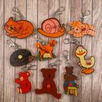 simplex puzzel sleutelhangers dieren divers, Verzamelen, Ophalen of Verzenden, Zo goed als nieuw