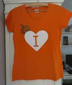 Leuk strak oranje shirt voor Koningsdag, valt als XS-S, Kleding | Dames, T-shirts, Oranje, Maat 34 (XS) of kleiner, Ophalen of Verzenden