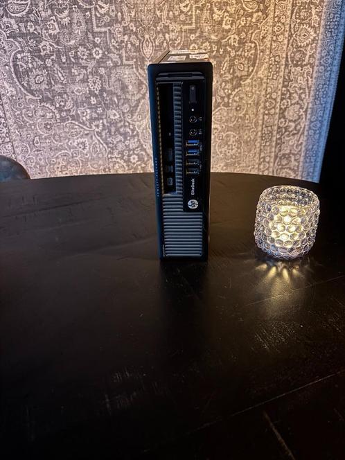 snelle mini hp elitedesk i5 4570/8gb/120gb SSD/windows 11, Computers en Software, Desktop Pc's, Zo goed als nieuw, 3 tot 4 Ghz