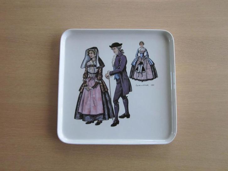 villeroy & boch 7-delige 1 taartschaal en 6 gebakbordjes., Huis en Inrichting, Keuken | Servies, Zo goed als nieuw, Overige typen