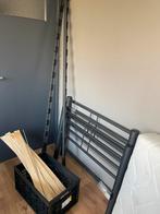 1 persoonsbed incl matras, Ophalen, 90 cm, Eenpersoons, Zwart