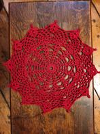 Handgemaakte placemat - wijnrood, Antiek en Kunst, Ophalen of Verzenden